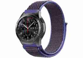 Ремешок BeCover Nylon Style для Samsung Galaxy Watch 42mm / Watch Active / Active 2 40/44mm / Watch 3 41mm / Gear S2 Classic / Gear Sport Purple (705821)