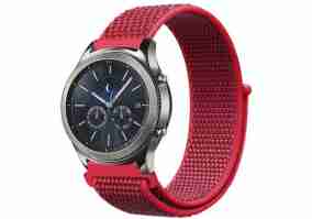 Ремешок BeCover Nylon Style для Samsung Galaxy Watch 42mm / Watch Active / Active 2 40/44mm / Watch 3 41mm / Gear S2 Classic / Gear Sport Red (705822)