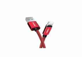 Кабель Remax Fabric Lightning USB 2.1 A 1m Red (2000000055268)