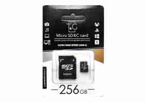 Карта пам'яті T&G 256 GB microSDXC Class 10 UHS-I (U3) + SD-adapter (TG-256GBSD10U3-01)