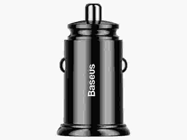 Автомобільний зарядний пристрій BASEUS Circular Plastic А+А 30W Black (CCALL-YD01)