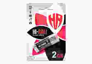 USB флеш накопитель Hi-Rali Rocket Series Black (HI-2GBRKTBK) 2GB