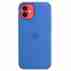 Чехол Apple Silicone Case for iPhone 12/12 Pro HQ Capri blue