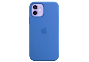 Чехол Apple Silicone Case for iPhone 12 Pro Max HQ Capri blue
