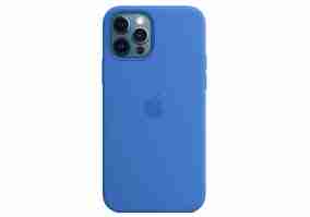 Чехол Apple Silicone Case for iPhone 12 Pro Max HQ Capri blue