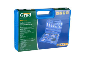 Набор насадок торцевых и биты Grad 94 шт (6003175)