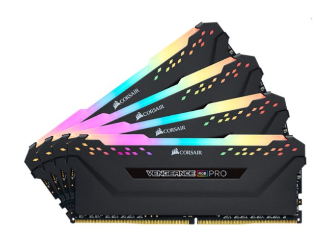 Модуль пам'яті Corsair RGB PRO K4 32GB DDR4 3200MHz CL16 (CMW32GX4M4Z3200C16)