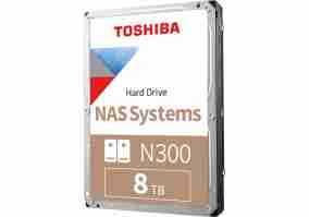 Жесткий диск Toshiba 8 TB N300 NAS (HDWG180UZSVA)