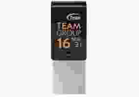 USB флеш накопитель Team 16 GB M181 OTG Black (TM181316GB01)