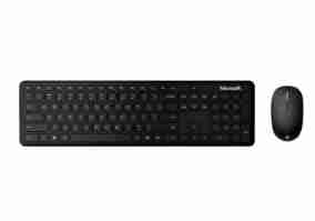 Комплект (клавиатура + мышь) Microsoft Atom Desktop Bluetooth Black (QHG-00011)