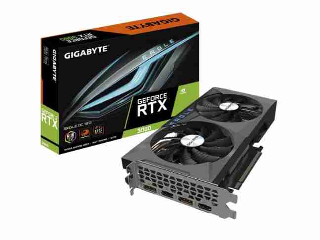 Відеокарта Gigabyte GeForce RTX 3060 EAGLE 12G (GV-N3060EAGLE-12GD)