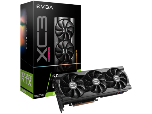 Видеокарта EVGA GeForce RTX 3070 XC3 Ultra Gaming (08G-P5-3755-KR)