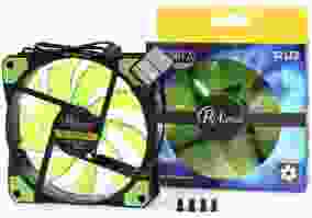 Вентилятор для корпуса PrologiX 120*120*25 32 Green LED 3+4pin (PLF-SB120G4) BOX