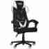 Компьютерное кресло для геймера VR Racer Radical Brooks black / white (545592)