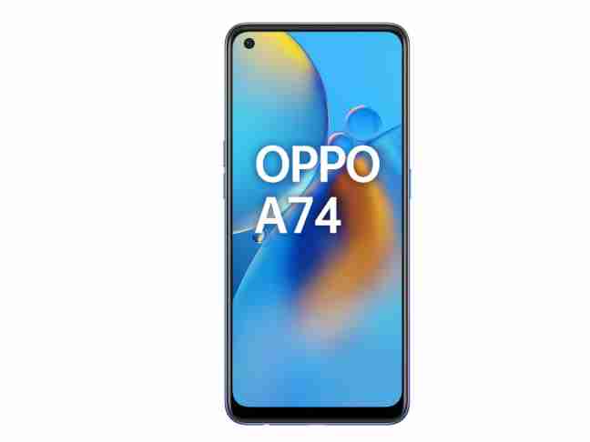 Смартфон OPPO A74 4/128GB Blue (Global)