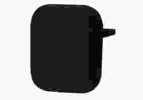 Чехол Apple Silicone Case New for AirPods 1/2 (Black)