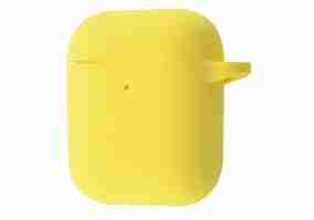 Чехол Apple Silicone Case New for AirPods 1/2 (Mellow Yellow)