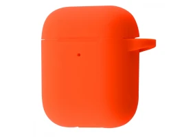 Чехол Apple Silicone Case New for AirPods 1/2 (Papaya)