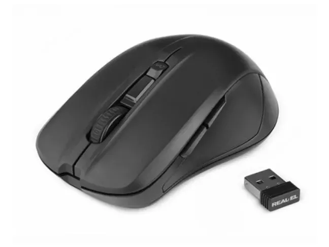 Миша REAL-EL RM-307 Wireless Black (EL123200034)