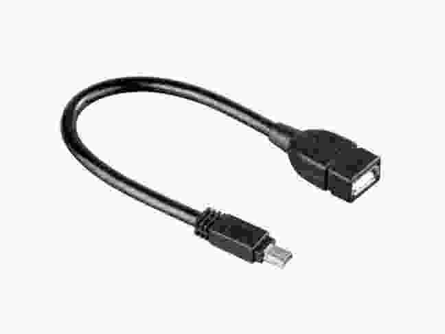 Кабель ATCOM OTG USB2.0 AF/miniBM5P OTG 0.1m (12822)