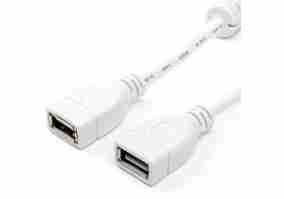 Кабель ATCOM USB2.0 AF/AF White 1.8m (15647)