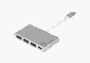 Перехідник ATCOM TYPE-C 3.1 TO 3XUSB 3.0 + TYPE-C 10 см (12808)