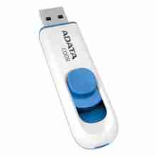 USB флеш накопичувач ADATA C008 32GB White/Blue (AC008-32G-RWE)
