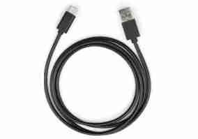 Кабель Vinga USB 2.0 AM to Type-C 1m stainless steel black (VCPDCTCSSJ1BK)