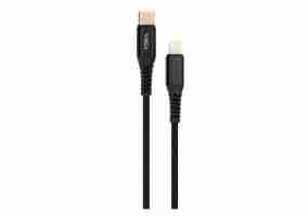 Кабель Vinga USB Type-C to Lightning 1m Black (VCPTCL3ANBK)