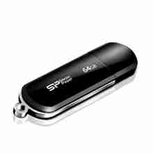 USB флеш накопичувач Silicon Power 64GB LUXMINI 322 USB 2.0 (SP064GBUF2322V1K)