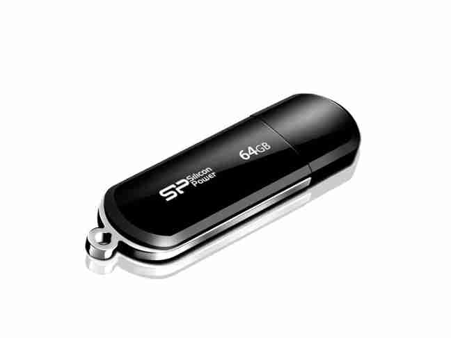 USB флеш накопичувач Silicon Power 64GB LUXMINI 322 USB 2.0 (SP064GBUF2322V1K)