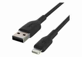 Кабель Belkin USB-A - Lightning 1m Black (CAA001BT1MBK)