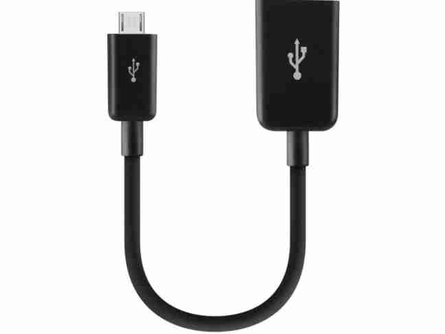 Кабель Belkin OTG USB 2.0 AF TO MICRO 5P 0.12м (F2CU014BTBLK)