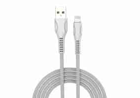 Кабель ColorWay USB/Apple Lightning Line Drawing White 1m (CW-CBUL027-WH)
