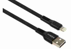 Кабель Vinga USB 2.0 AM to Lightning Black 1m (VCPDCLFTPE1BK)