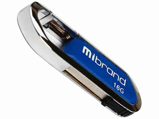 USB флеш накопичувач Mibrand 16 GB Aligator Blue (MI2.0/AL16U7U)