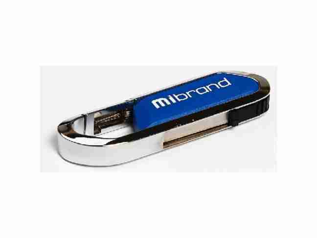 USB флеш накопичувач Mibrand 64 GB Aligator Blue (MI2.0/AL64U7U)