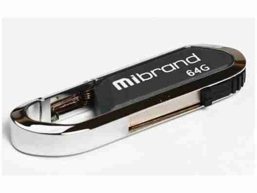 USB флеш накопитель Mibrand 64 GB Aligator Gray (MI2.0/AL64U7G)