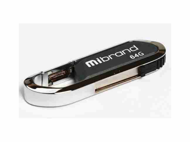 USB флеш накопитель Mibrand 64 GB Aligator Gray (MI2.0/AL64U7G)