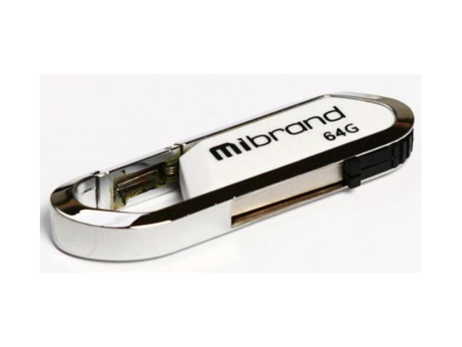 USB флеш накопичувач Mibrand 64 GB Aligator White (MI2.0/AL64U7W)
