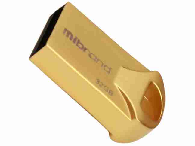 USB флеш накопичувач Mibrand 32 GB Hawk Gold (MI2.0/HA32M1G)