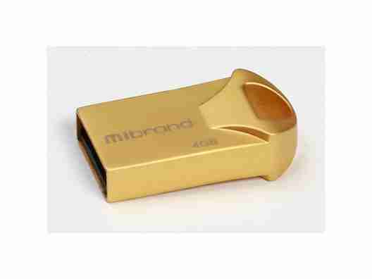 USB флеш накопитель Mibrand 4 GB Hawk Gold (MI2.0/HA4M1G)