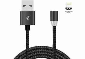 Кабель Xoko XoKo USB Cable to Lightning Magneto 1.2m Black (SC-355i MGNT-BK)