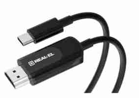 Кабель REAL-EL CHD-180 USB Type-C - HDMI 1.8м Black (EL123500044)