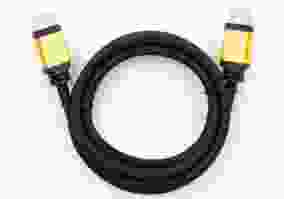 Кабель Vinga HDMI 1.8m Yellow / Black (VCPDCHDMI2VMM1.8BK)