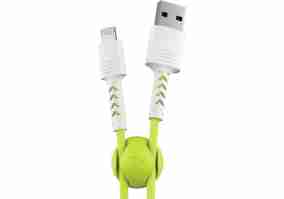 Кабель Pixus USB 2.0 AM to Lightning 1.0m Soft white/lime (4897058531183)