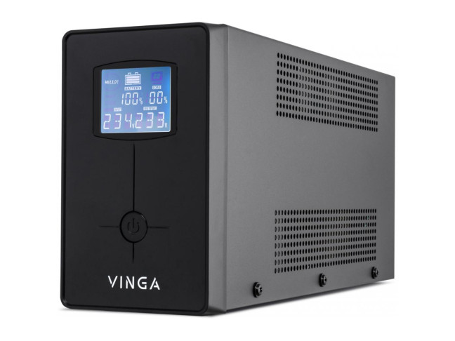 ДБЖ Vinga LCD 1500VA metal case (VPC-1500PRM3)