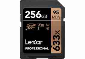 Карта памяти Lexar 256 GB SDXC UHS-I U3 Professional 633x (LSD256CB633)