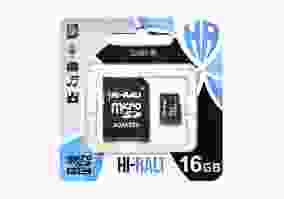 Карта памяти Hi-Rali 16 GB MicroSDHC Class 10 + SD-adapter (HI-16GBSDCL10-01)