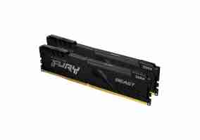 Модуль памяти Kingston FURY 32 GB (2x16GB) DDR4 3600 MHz Beast Black (KF436C18BBK2/32)